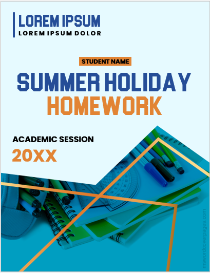 Summer holiday homework cover site